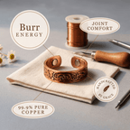 Grace's Burr Copper Ring - Grace's Copper