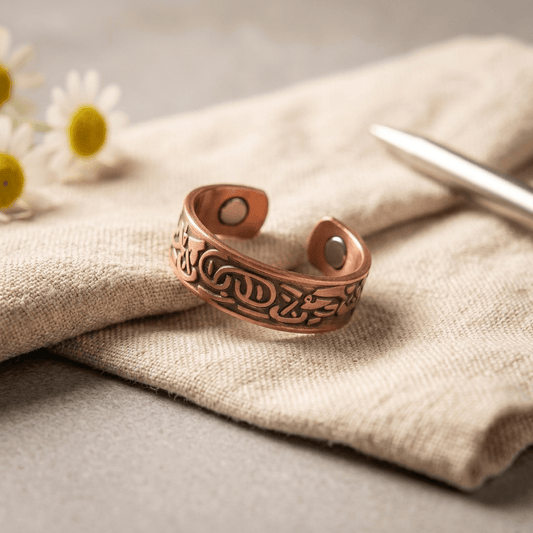 Grace's Burr Copper Ring - Grace's Copper