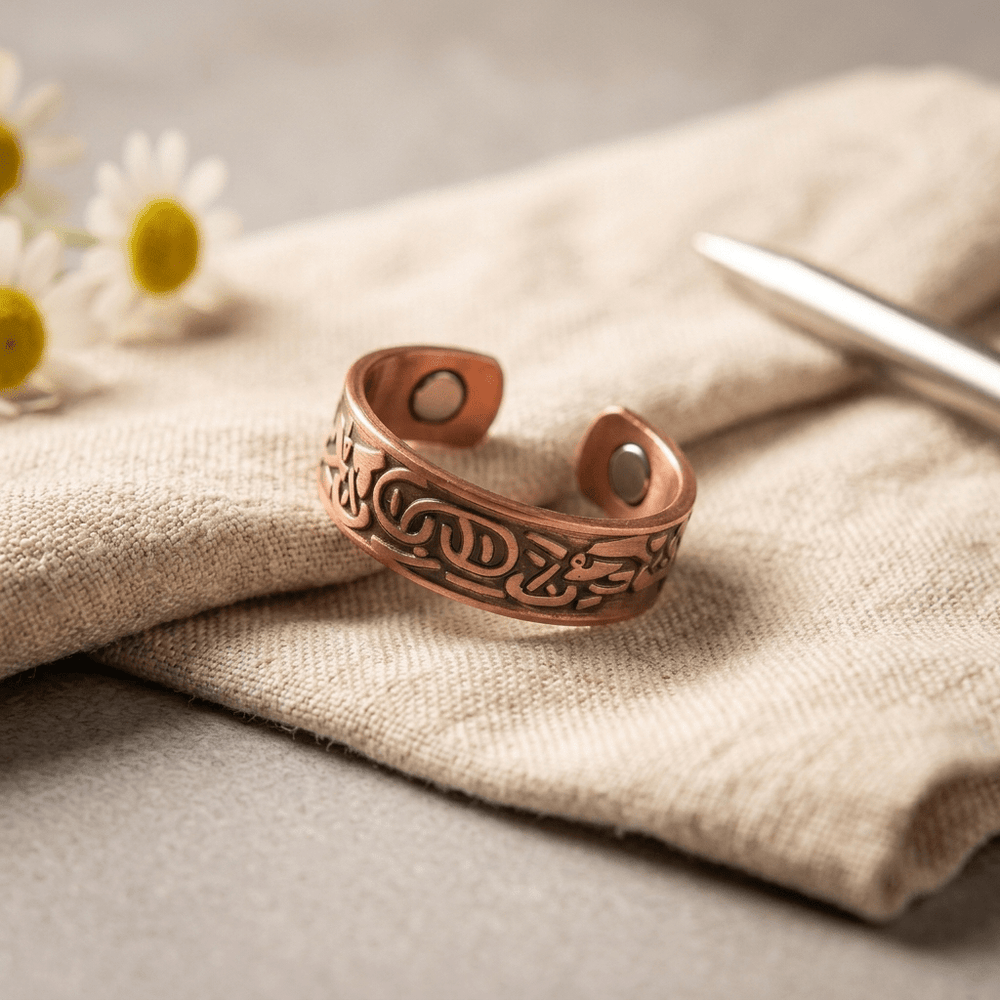 Grace's Burr Copper Ring - Grace's Copper