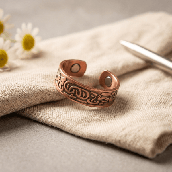 Grace's Burr Copper Ring - Grace's Copper