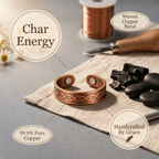 Grace's Char Copper Ring - Grace's Copper