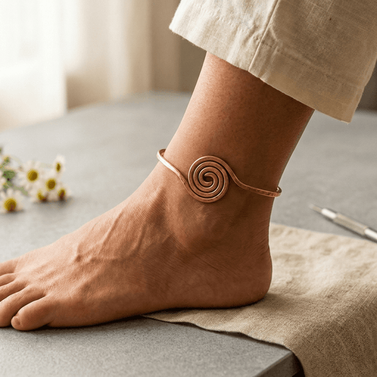 Grace's Coil Copper Anklet - Grace's Copper