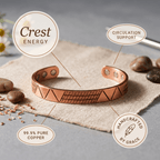Grace's Crest Copper Bracelet - Grace's Copper