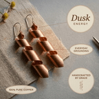 Grace's Dusk Copper Earrings - Grace's Copper