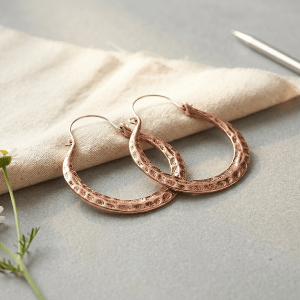 Grace's Ember Copper Earrings - Grace's Copper