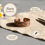 Grace's Fern Copper Ring - Grace's Copper