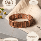 Grace's Gale Men's Copper Bracelet - Grace's Copper