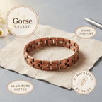 Grace's Gorse Men's Copper Bracelet - Grace's Copper