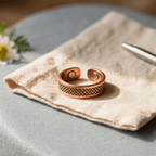 Grace's Grid Copper Ring - Grace's Copper