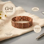 Grace's Grit Men's Copper Bracelet - Grace's Copper