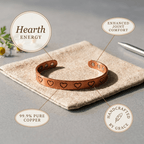 Grace's Hearth Copper Bracelet - Grace's Copper
