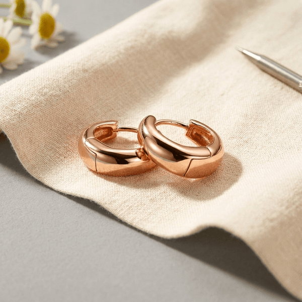 Grace's Linnet Copper Hoop Earrings - Grace's Copper