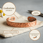 Grace's Lodestone Copper Bracelet - Grace's Copper