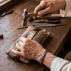 Grace's Ochre Men's Copper Bracelet - Grace's Copper