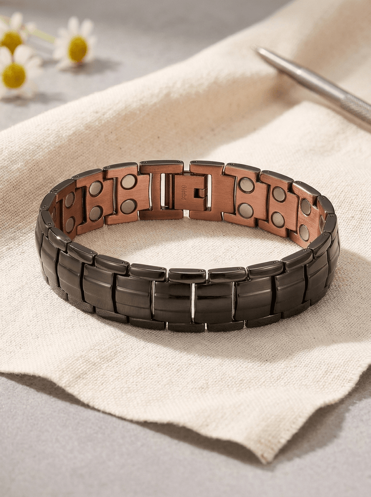 Grace's Ochre Men's Copper Bracelet - Grace's Copper