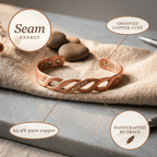 Grace's Seam Copper Bracelet - Grace's Copper
