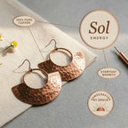 Grace's Sol Copper Earrings - Grace's Copper