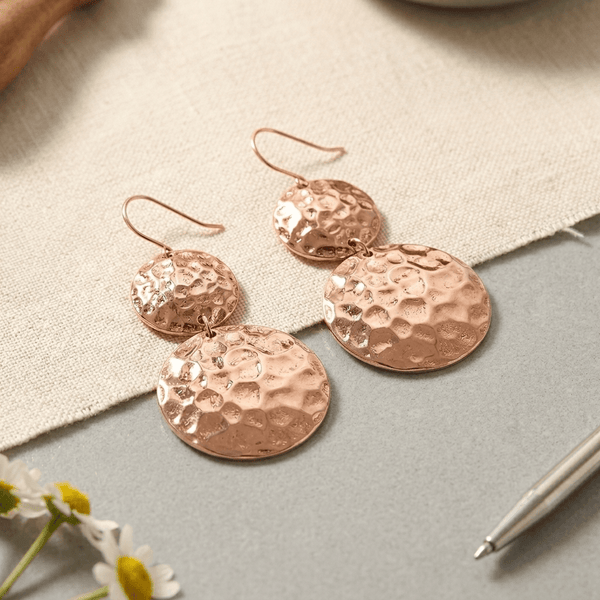 Grace's Solstice Copper Earrings - Grace's Copper
