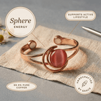 Grace's Sphere Pink Copper Bracelet - Grace's Copper