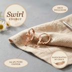 Grace's Swirl Copper Earrings - Grace's Copper