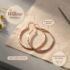 Grace's Willow Copper Earrings - Grace's Copper