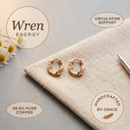 Grace's Wren Copper Hoop Earrings - Grace's Copper