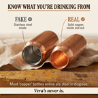 Vera's Pure Copper Water Bottle
