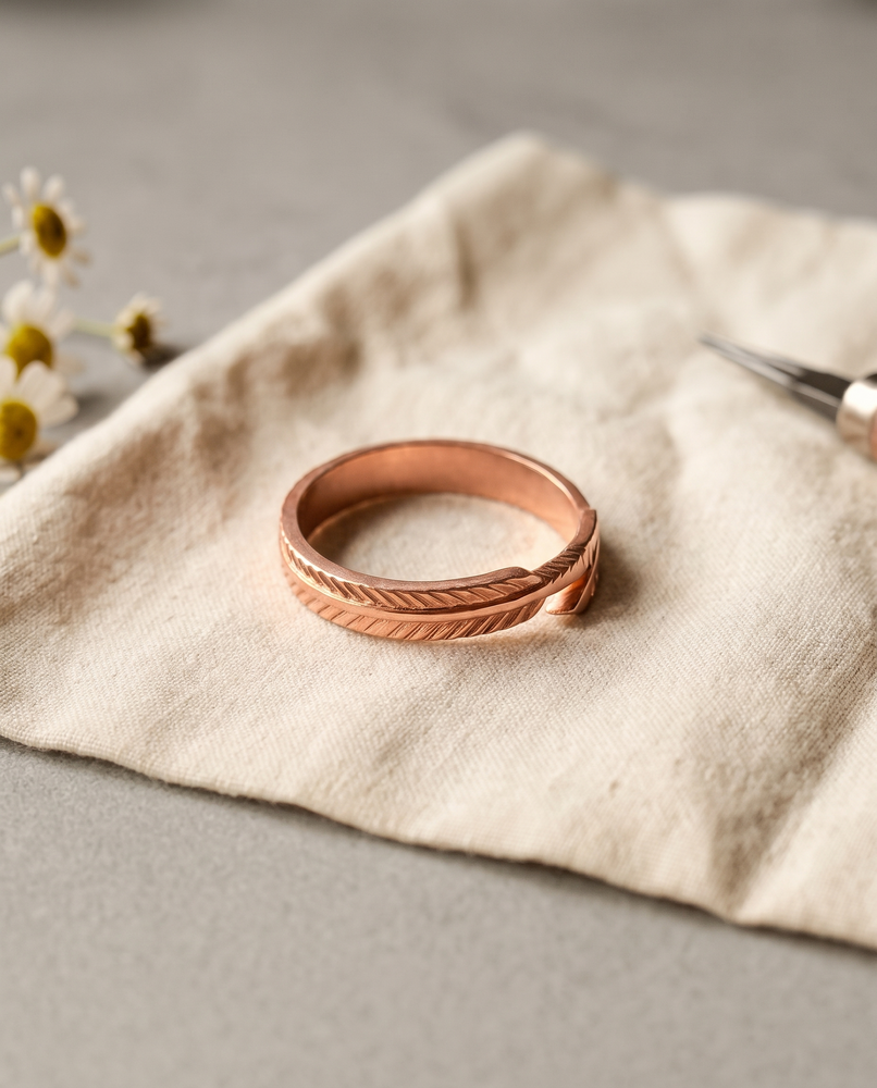 Grace's Rowan Copper Ring - Grace's Copper