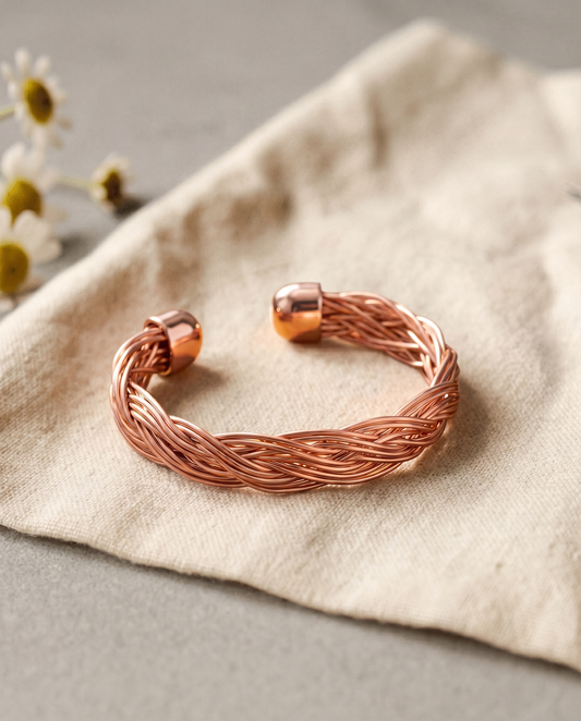 Grace's Elm Copper Cuff Bracelet - Grace's Copper