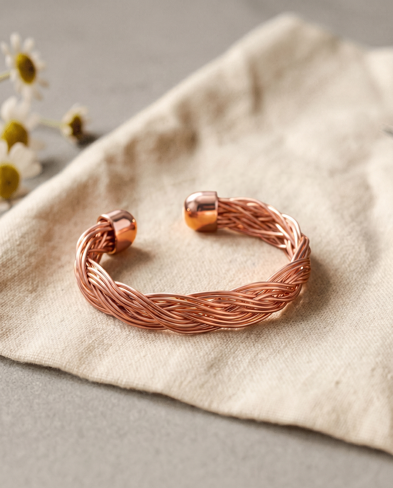 Grace's Elm Copper Cuff Bracelet - Grace's Copper