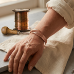 Grace's Rill Copper Bracelet worn - Grace's Copper