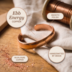 Ebb Energy - handcrafted by Grace, 99.9% pure copper