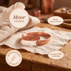 Moor Energy - handcrafted by Grace, 99.9% pure copper