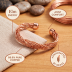 Elm Energy - handcrafted by Grace, 99.9% pure copper