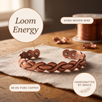Loom Energy - handcrafted by Grace, 99.9% pure copper