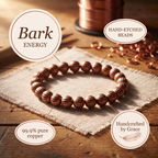 Bark Energy - handcrafted by Grace, 99.9% pure copper